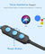 pTron Bassfest Plus Magnetic in-Ear Bluetooth 5.0 Wireless Headphones, Stereo Sound with Bass, IPX4 Water & Sweat Resistant, Voice Assistance, Ergonomic & Lightweight, Built-in Mic - (Black & Blue)