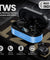 pTron Bassbuds Plus In-Ear True Wireless Stereo Headphones (TWS) with Mic - (Blue & Black)