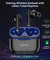 pTron Bassbuds Pixel True Wireless Bluetooth 5.1 Headphones,Deep Bass, Passive Noise Cancellation & Dual HD Mic (Black)