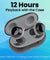 pTron Bassbuds Evo Bluetooth 5.0 Wireless Headphones, Deep Bass, Touch Control Wireless TWS Earbuds, Quick Pairing, Dual HD Mic, Passive Noise Cancelling Earphones with Voice Assistance (Black & Grey)