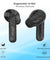 pTron Bassbuds Duo New Bluetooth 5.1 Wireless Headphones with Stereo Audio, Passive Noise Cancellation & Voice Assistant (Black)