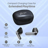pTron Basspods 281 In-Ear True Wireless Stereo Bluetooth Earbuds (Black/Gray)