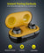 pTron Bassbuds Elite True Wireless Headphones (TWS), Bluetooth 5.0, Hi-Fi Sound with Bass, Auto Pairing, Passive Noise Cancellation, Voice Assistance, 12Hrs Playtime with Case & Mic - (Black & Yellow)