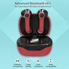 pTron Basspods 281 In-Ear True Wireless Stereo Bluetooth Earbuds (Black & Red)