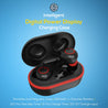PTron Bassbuds Jets Bluetooth Truly Wireless In-Ear Headphone With Mic (Black and Red)