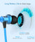pTron Bassfest Plus Magnetic in-Ear Bluetooth 5.0 Wireless Headphones, Stereo Sound with Bass, IPX4 Water & Sweat Resistant, Voice Assistance, Ergonomic & Lightweight, Built-in Mic - (Black & Blue)