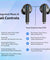 pTron Bassbuds Pixel True Wireless Bluetooth 5.1 Headphones,Deep Bass, Passive Noise Cancellation & Dual HD Mic (Black)