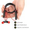 pTron Tangentbeat Magnetic In-Ear Wireless Bluetooth Headphones with Mic - (Black & Red)