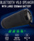 pTron Quinto Evo 8W Wireless Bluetooth 5.0 Speaker with 12Hrs Playtime, Outdoor Speaker with 3.5mm Aux/Micro SD Card/USB Drive Slots, Built-in Mic, Fully Integrated Music & Call Controls (Black)