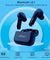 pTron Bassbuds Duo New Bluetooth 5.1 Wireless Headphone with Stereo Audio, Touch Control TWS, Dual HD Mic, Type-C Fast Charging, IPX4 Water-Resistant, Passive Noise Cancelling & Voice Assistant (Blue)