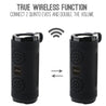pTron Quinto Evo 8W Wireless Bluetooth 5.0 Speaker with 12Hrs Playtime, Outdoor Speaker with 3.5mm Aux/Micro SD Card/USB Drive Slots, Built-in Mic, Fully Integrated Music & Call Controls (Black)