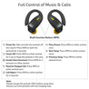pTron Bassbuds Sports True Wireless Bluetooth 5.1 Headphones with Deep Bass, 32Hrs Total Playtime, Ergonomic Hook Design & IPX4 Water/Sweat Resistant Earphones with Built-in HD Mic (Black & Yellow)