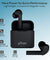 pTron Bassbuds Vista in-Ear True Wireless Bluetooth 5.1 Headphones with Free 5W Wireless Charger, Deep Bass, IPX4 Water/Sweat Resistant, Passive Noise Cancelling Earphone with Built-in HD Mic-(Black)