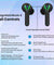 pTron Bassbuds Jade Gaming True Wireless Headphone with Deep Bass, Dual Mic, Passive Noise Cancellation (Black)