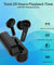 pTron Basspods 992 Active Noise Cancelling (ANC) Bluetooth 5.0 Wireless Headphones with Deep Bass (Black)