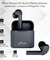 pTron Bassbuds Vista in-Ear True Wireless Bluetooth 5.1 Headphones with Free 5W Wireless Charger, Deep Bass, IPX4 Water/Sweat Resistant,Passive Noise Cancelling Earphones with Built-in HD Mic-(Gray)