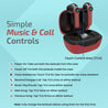 pTron Basspods 281 In-Ear True Wireless Stereo Bluetooth Earbuds (Black & Red)
