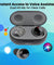 pTron Bassbuds Evo Bluetooth 5.0 Wireless Headphones, Deep Bass, Touch Control Wireless TWS Earbuds, Quick Pairing, Dual HD Mic, Passive Noise Cancelling Earphones with Voice Assistance (Black & Grey)
