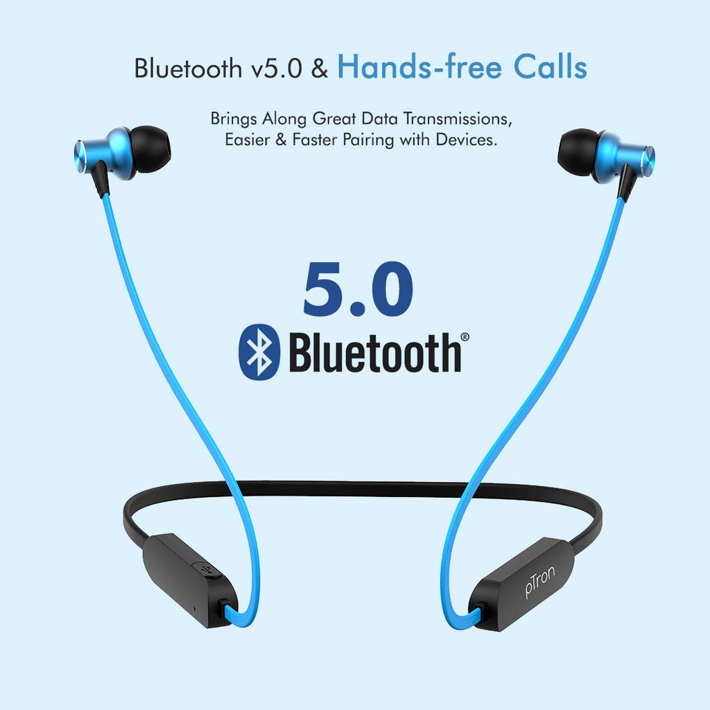 Ptron bassfest bluetooth discount earphones