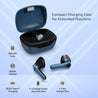 pTron Basspods 281 In-Ear True Wireless Stereo Bluetooth Earbuds (Black/Blue)