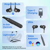 pTron InTunes Classic Bluetooth 5.2 Wireless in-Ear Headphones with Mic, 24Hrs Playback, 13mm Drivers, Punchy Bass, Fast Charging Neckband, Voice Assist, IPX4 & in-line Controls (Black)