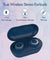 pTron Bassbuds True Wireless Bluetooth Headphones (TWS) with Mic - (Blue)
