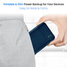 pTron Dynamo Pro 10000mAh 18W QC3.0 PD Power Bank, Made in India, Fast Charge, Type-C & Micro USB Input Ports, with 18W Type C Mini Cable for Smartphones & Other Smart Device - (Blue)