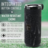 pTron Quinto Evo 8W Wireless Bluetooth 5.0 Speaker with 12Hrs Playtime, Outdoor Speaker with 3.5mm Aux/Micro SD Card/USB Drive Slots, Built-in Mic, Fully Integrated Music & Call Controls (Black)