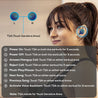 PTron Bassbuds Jets Bluetooth Truly Wireless In-Ear Headphone With Mic (Black and Blue)