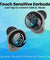 pTron Bassbuds Evo Bluetooth 5.0 Wireless Headphones, Deep Bass, Touch Control Wireless TWS Earbuds, Quick Pairing, Dual HD Mic, Passive Noise Cancelling Earphones with Voice Assistance (Black & Grey)
