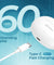 pTron Basspods P481, 60Hrs Playtime, Deep Bass, ENC Stereo Calls Bluetooth Headset  (White, In the Ear)