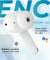 pTron Basspods P481, 60Hrs Playtime, Deep Bass, ENC Stereo Calls Bluetooth Headset  (White, In the Ear)