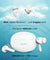 pTron Basspods P481, 60Hrs Playtime, Deep Bass, ENC Stereo Calls Bluetooth Headset  (White, In the Ear)