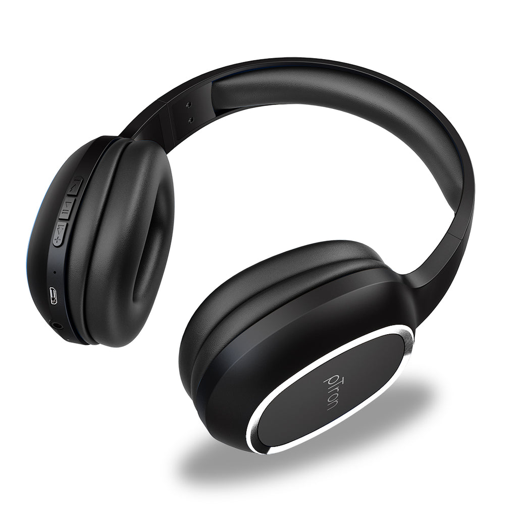 pTron Studio Classic Over Ear Wireless Headphones, Bluetooth 5.0