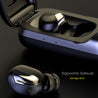 pTron Bassbuds Urban True Wireless Stereo Earphones with Deep Bass & Touch Control (Black)
