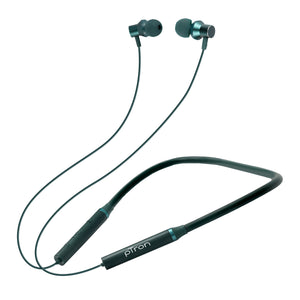 pTron Tangentbeat Magnetic in-Ear Wireless Bluetooth Headphones with Mic - (Dark Green)