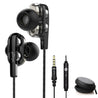PTron Boom Ultima 4D Deep Bass Stereo Earphones Dual Driver Sports Headset with Mic for All Smartphones