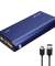 pTron Dynamo Zip 20000mAh Power Bank, 18W Fast Charge Type-C, Sturdy Design, Type-C & Micro USB Input Ports, Safe & Reliable, Li-Polymer Power Bank for Smartphones & Other Smart Device - (Blue)