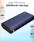 pTron Dynamo Zip 20000mAh Power Bank, 18W Fast Charge Type-C, Sturdy Design, Type-C & Micro USB Input Ports, Safe & Reliable, Li-Polymer Power Bank for Smartphones & Other Smart Device - (Blue)