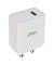 pTron Volta Plus 17W USB Smart Charger, Made in India, BIS Certified, Fast Charging Power Adaptor Without Cable for All iOS & Android Devices - (White)