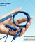 PTron Tangentbeat Wireless Bluetooth In-Ear Neckband Headphone With Mic (Dark Blue)