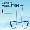 PTron Tangentbeat Wireless Bluetooth In-Ear Neckband Headphone With Mic (Dark Blue)