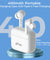 pTron Bassbuds Tango ENC (Environmental Noise Cancellation), Dedicated Movie Mode, Bluetooth 5.1 Wireless Headphones, Deep Bass, Touch Control TWS, 40Hrs Total Playtime & Type-C Fast Charging (White)