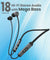 pTron InTunes Ultima Wireless Headphones, Powerful Bass, 18Hrs Playtime, Type-C Fast Charging, Bluetooth 5.0, Passive Noise Cancellation, Voice Assistant, HD Mic & IPX4 Water-Resistant (Black & Grey)