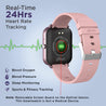 pTron Force X11 Bluetooth Calling Smartwatch with 4.3 cm Full Touch Color Display, Real 24/7 Heart Rate Tracking, Multiple Watch Faces, 7Days Runtime, Health/Fitness Trackers & IP68 Waterproof  (Pink)