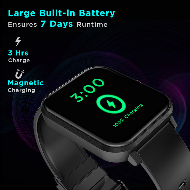 pTron Force X11 Bluetooth Calling Smartwatch with Real 24/7 Heart Rate Monitor