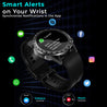 pTron Force X11s Bluetooth Calling Smartwatch with 3.3 cm Full Touch Color Display, Real 24/7 Heart Rate Tracking, Multiple Watch Faces, 7Days Runtime, Health/Fitness Trackers & IP68 Waterproof (Black)