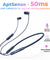 pTron Tangent Urban ENC Wireless Bluetooth 5.3 Headphones with 60Hrs Playtime, Low Latency Gaming, Punchy Bass, HD Mic, Dual Device Pairing, Type-C Charging, IPX4 & Voice Assistance Support (Blue)