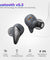 pTron Bassbuds Wave ENC Bluetooth 5.3 Wireless Headphones, 40Hrs Total Playtime, Movie Mode & Deep Bass, Low Latency, Stereo Calls, Snug-fit TWS Earbuds, Smooth Touch Control & Type-C Charging (Grey)