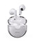 pTron Bassbuds Fute 5.1 Bluetooth Truly Wireless in Ear Earbuds with Mic 25Hrs Playtime, 13Mm Dynamic Driver, Immersive Audio, Touch Control, Voice Assistance, Ipx4 & Type-C Charging (White)